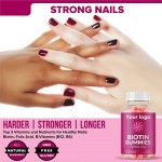 Hot-selling Own-brand Biotin Hair Growth Gummy Candy Convenient Bottle Packaging Gummy Candy