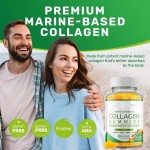 Premium Collagen Gummies with Biotin and Vitamin C for Hair Growth and Skin Support 60 Gummies
