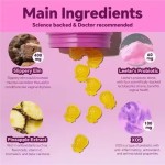 Elm Pineapple Women's Probiotic Gummies Factory Direct Sale for Adults and Pregnant Women TK Foreign Trade Cross-Border