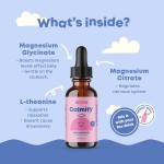Magnesium Glycinate and Citrate Liquid Drops for Calmness Relaxation and Sleep Support High Absorption Mag Blend