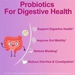 High Purity Menopause Probiotics Capsules With Cranberry D-mannose Promotes Digestive for Women