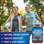 Organic Sea Moss Gummies with Ashwagandha and Lions Mane Immune Support Candy for Adults Not for Pregnant Women