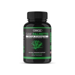 Saw Palmetto Capsules Hair Loss for Men Health Supplement Private Label Prostate Extract Men Saw Palmetto Pills Max Strength