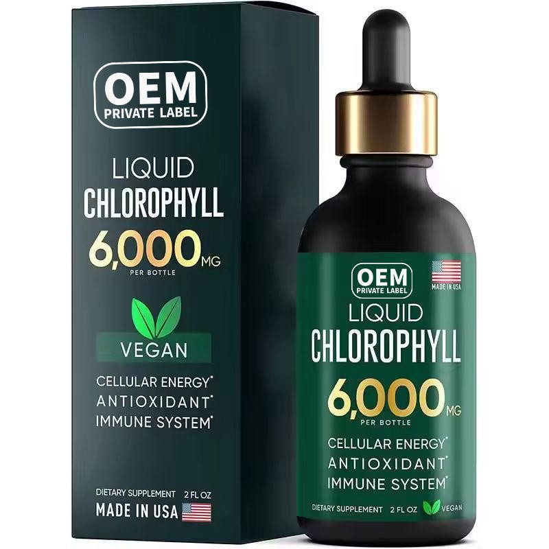 OEM Private Label Herbal Chlorophyll Drink 6000 mg with Vitamins & Minerals