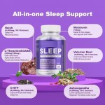 Hot Quality Herbal Sleep Supplement Sleep Capsules Support Sleep, Fall Asleep Fast, Wake Refreshed & Restful, Calms Mind