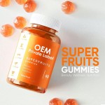 Organic Vegetarian Multi-Vitamin Gummy Nutritional Food Supplement for Adults for Female Male Bulk Sachet Box Cup for Newborns