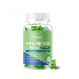 Organic Sea Moss Gummies 60 Gummies for Stronger Immune Gummy Vitamin Manufacturer