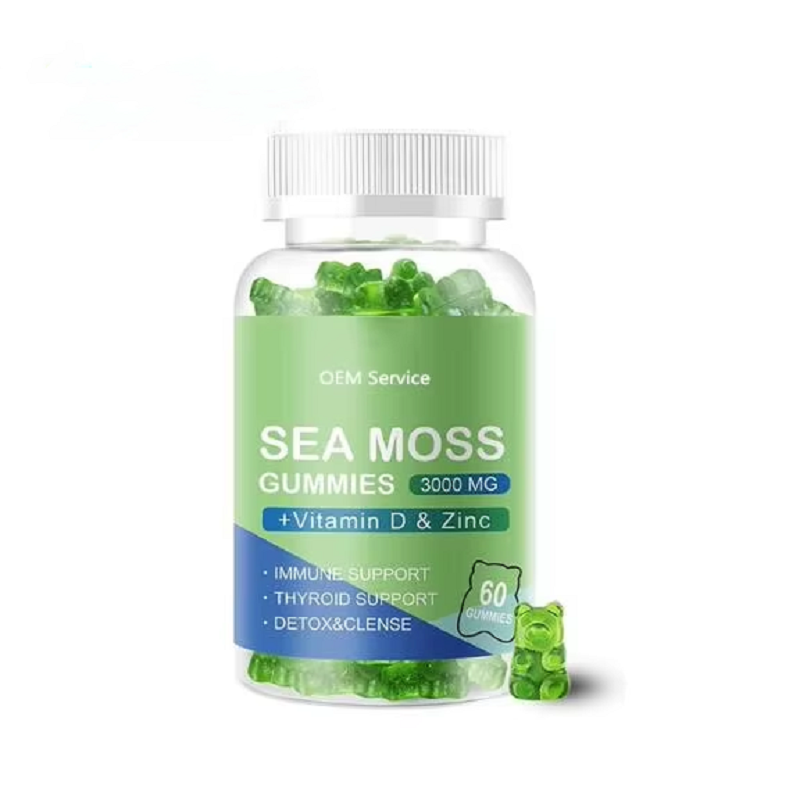 Organic Sea Moss Gummies 60 Gummies for Stronger Immune Gummy Vitamin Manufacturer