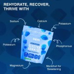 Raspberry Electrolyte Gummy Candy Improves Energy Endurance, Muscle Endurance and Hydration for Adults