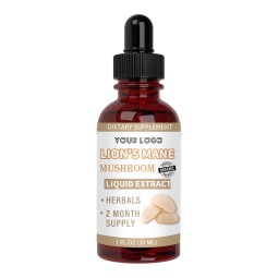 Liquid Lion's Mane & L-Theanine Brain Booster Drops: Enhance Memory Clarity, Gut Health and Immunity for Neurofatigue Sufferers