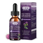 Organic Silymarin Extract Liquid Drop Supplement with Dandelion and Artichoke Supports Repair of Liver Health