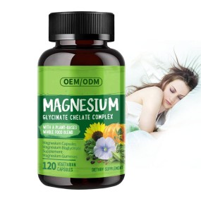 Supports Sleep, Calms Muscle Spasms, Helps Relieve Stress, Magnesium Glycine Capsule Supplement