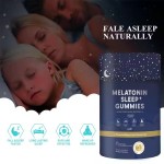 Melatonin 5-htp Magnesium Gummies Natural Sleep Relief for Adults and Children Better Sleep Relax Gummies Vitamins Type