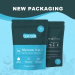 Triple Magnesium Complex Capsules Non-GMO 3-in-1 Magnesium Formula with Citrate, Glycinate & Malate for Energy Support