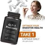 GLP-1 Probiotic Capsules with Akkermansia Muciniphila, Supports Natural GLP-1 Production & Appetite Control