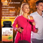 Wellbody Factory Supply Halal D3 K2 Vitamins D3 Softgel Food Grade Dietary Supplement Immune Health Bone