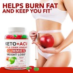 OEM Keto BHB + ACV Dual-Action Pomegranate Gummies - Promotes Fat Metabolism, Controls Appetite, Suitable for Ketogenic Adults
