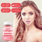 Hot Sale OEM Custom Wholesale Sugar Free Vegan Collagen Protein Gummies for Skin Whitening