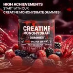 OEM Sports Nutrition Workout Gummies Taurine Flavored Creatine Women Men Creatine Monohydrate Gummy