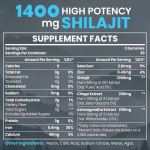Improve Immune System and Memory with Organic Shilajit Ashwagandha Resin Pure Extract Supplement Emotional Support