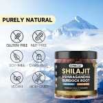 3-in-1 Herbal Gummy Shilajit Ashwagandha Antioxidant Enhance Energy Enhance Adult Seaweed Lion's Mane