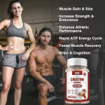 Sugar-Free Creatine Gummies 5000mg - Pre Workout Supplement with Creatine Monohydrate