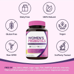 Women's Probiotics & Prebiotics Capsules Boosts Immune System, Enhances Urinary Health, Supports Digestive & Vaginal Flora