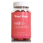 Bear Vegan Hair Growth Gummy Vitamins with Biotin for Stronger Hair Skin and Nails 60 Gummies