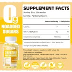 High Strength 5000mg Creatine Monohydrate Gummies - OEM Pre-Workout Supplements