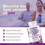 28-in-1 Premium Liver Support Capsules with Milk Thistle & Apple Cider Vinegar, Detox Formula