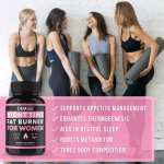 Natural Fat Burner Capsules - Detox Cleanse & Slimming in One, Supports Healthy Weight Loss with Safe Ingredients