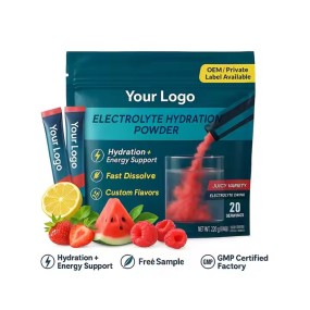 Custom Formula Sports Energy Supplement Fast Dissolve Exercise Per Hydration Electrolyte Powder OEM Factory Custom Supplement