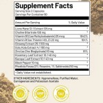 OEM Private Label Brain Memory & Focus Supplement Lion's Mane with Ginkgo Biloba and Bacopa Monnieri Capsules