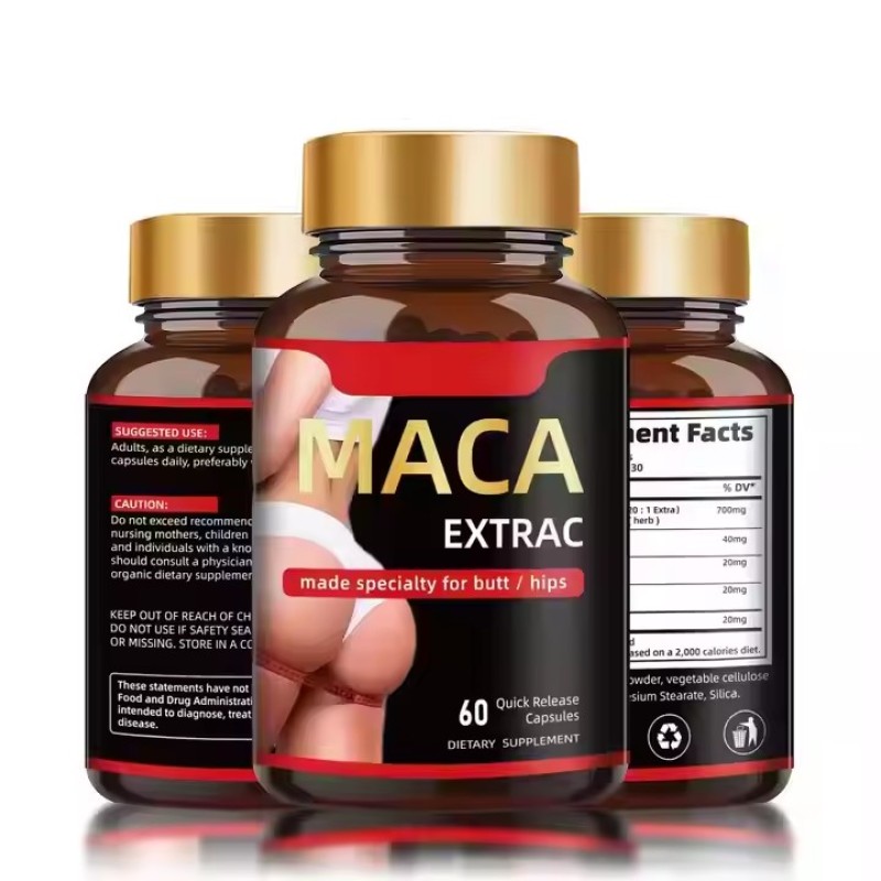 Maca Root Capsules XL Aguaje Sexmax Energy Boost Powder Ashwagandha Ginseng Horny Goat Weed for Adults