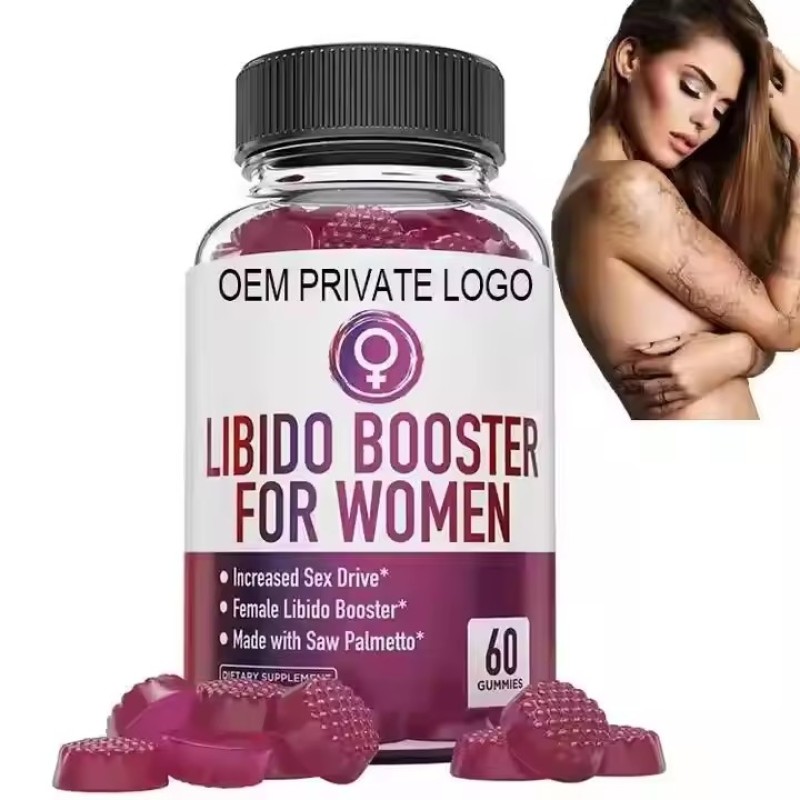 Private Label Libido Booster Gummies for Men Women Gummy With Saw Palmetto Natural Female Libido Booster Herb Gummies