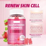 Glutathione Supplement Soft Candy for Women Natural Vegan Gluten-free Organic Skin Care Whitening and Moisturizing