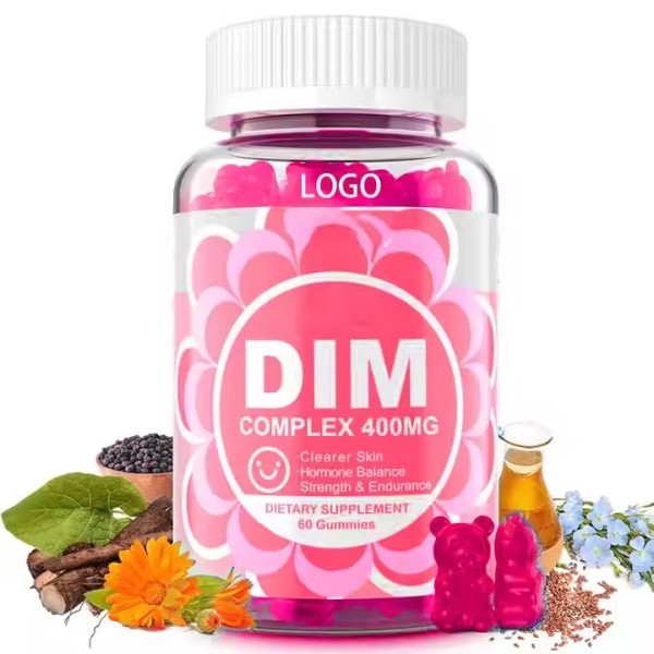 DIM Supplement Estrogen Female Hormone Improve PMS Menstrual Menopause Uterine and Ovarian protection Sugar-free Gummy Candy