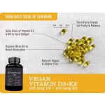 Vegan Softgel Vitamin D3 + K2 Multivitamin Soft Capsules Adult and Pregnant Softgels Immune Booster Suitable for All Ages