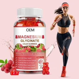 Stress Sleep Recovery Natural Supplement Hot Adult Magnesium Gum Vitamin Dosage Form Not for Pregnant Women