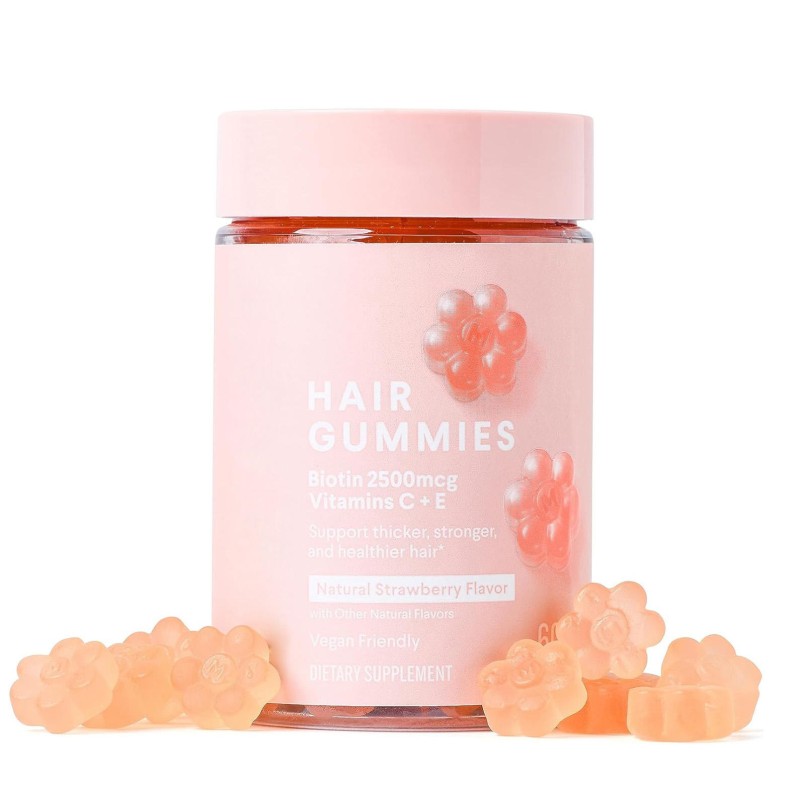 Premium Sugar-Free Vegetarian Hair Vitamins Gummies with Biotin