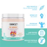 Workout Gummy Energy BCAA Gummies All Natural Supplement Muscle Building Preworkout Gummies