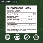 OEM Liposomal NAD+ NMN Capsules for Anti-Aging - Boost Cellular Energy, Nicotinamide Riboside & Resveratrol Supplement