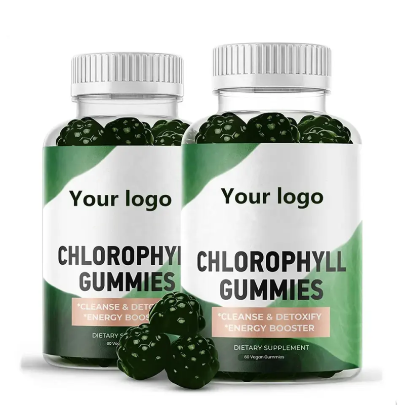 Custom OEM Chlorophyll Gummies - Sugar-Free Immune Support & Detox Supplement