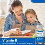 Vitamin E Capsules Supplement Vitamin E Soft Gel Capsules Antioxidant Supplements Protect the Heart and Blood Vessels