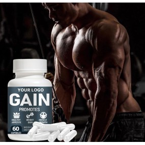Muscle Mass Boosting Weight Gain Capsules , Fitness Daily Use & Body Weight Enhancement