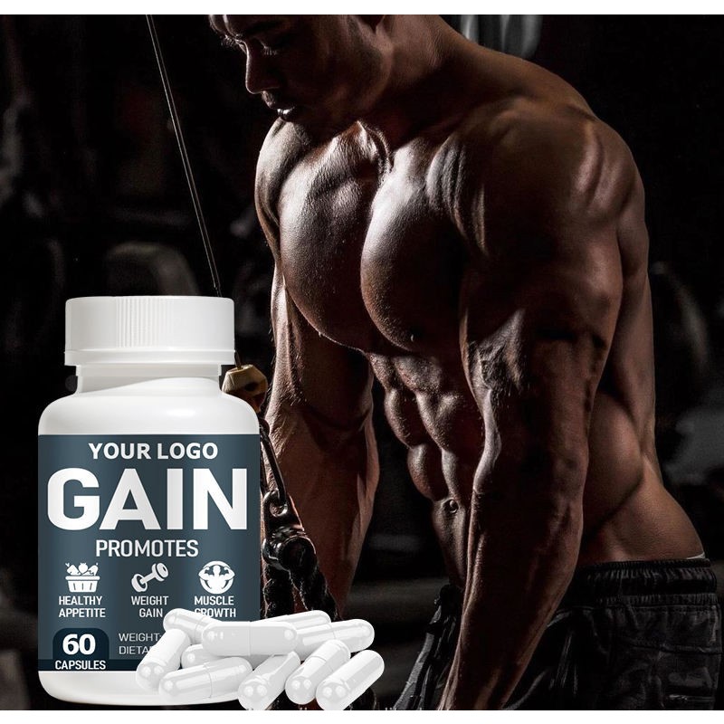 Muscle Mass Boosting Weight Gain Capsules , Fitness Daily Use & Body Weight Enhancement