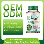OEM Natural Digestive Enzyme Supplements Prebiotic Properties Capsules and Tablets for Adults Not for Pregnant Women