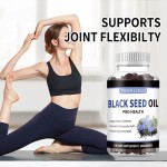 2000mg Premium Black Seed Oil Gummies with Thymoquinone Herbal Supplements for Immune and Joint Support Black Seed Oil Gummies