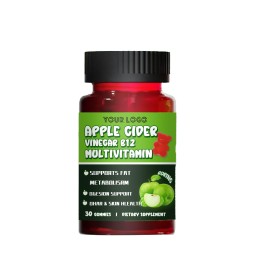 Apple Cider Vinegar Weight Loss Gummies | Vitamins & Fiber Slimming Supplement | Reduce Bloating & Burn Fat for Women Adults