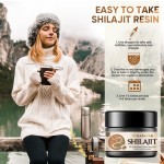 Pure Himalayan Organic Shilajit Resin Drops with 85 Trace Minerals & Fulvic Acid
